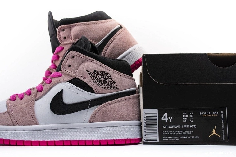 Crimson 852542-801 air Jordan 1  Tint Mid 1231